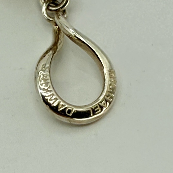 Michael Dawkins Sterling Silver Multi-Shape Cultured Pearl Bracelet Sz 8 Signed - Picture 7 of 14